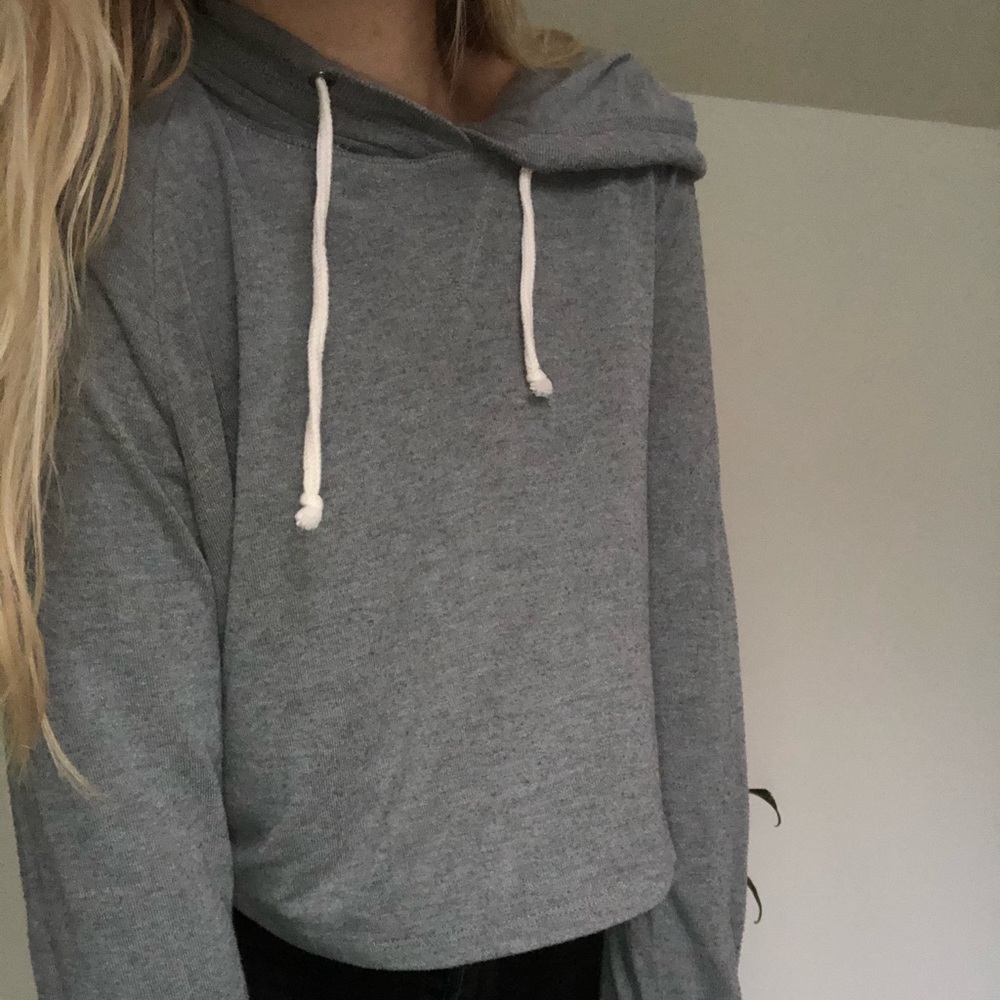 Cute gray hoodie from LA Hearts